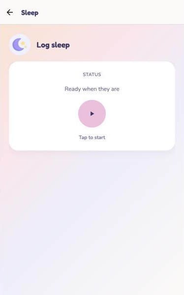 Sleep timer screen
